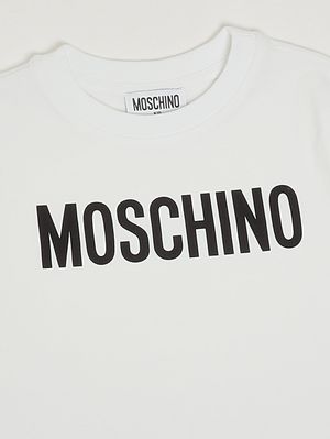 3. T-shirt fille en coton extensible Blanc
