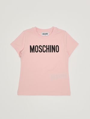 1. T-shirt fille en coton extensible Rose