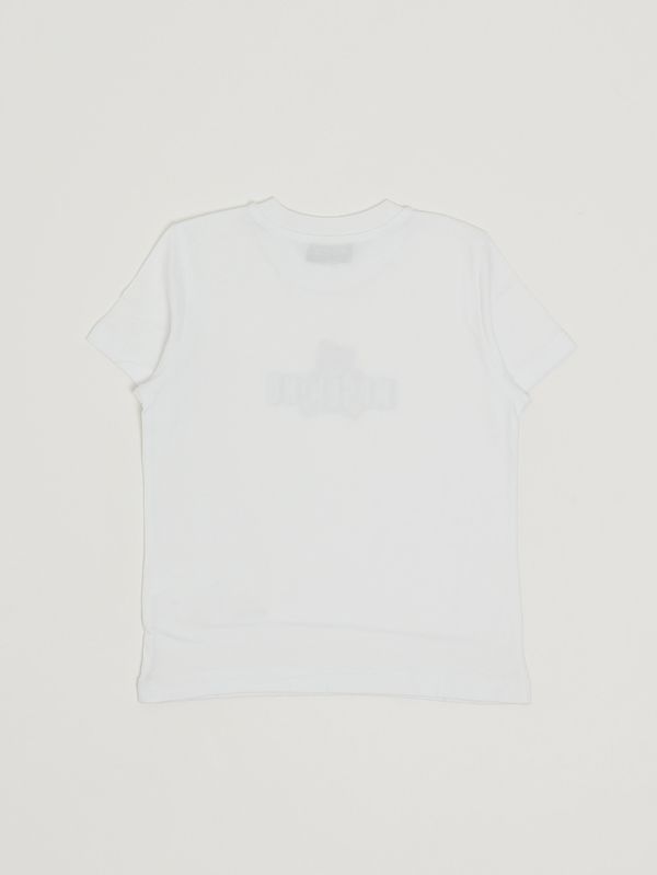 2. Kids' cotton T-shirt White Moschino hzm058laa3