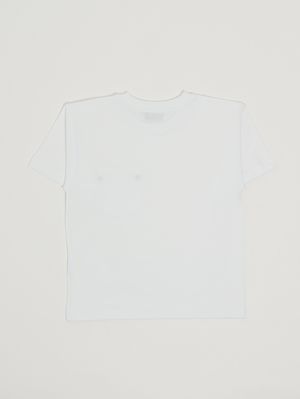 2. Boys' stretch cotton T-shirt White