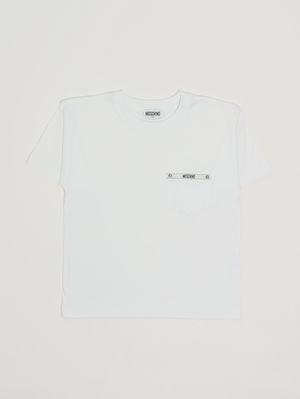 1. Boys' stretch cotton T-shirt White