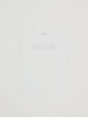 2. Camiseta de niño de algodón elástico Blanco