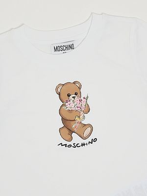 3. T-shirt fille en coton Blanc