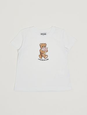 1. T-shirt fille en coton Blanc