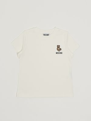 1. Jungen-T-Shirt aus Baumwolle Weiß