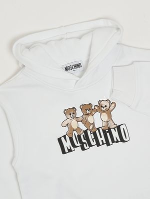 3. Sweat-shirt garçon en coton stretch Blanc