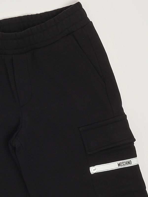 3. Boys' cotton shorts Black Moschino huq020lca86