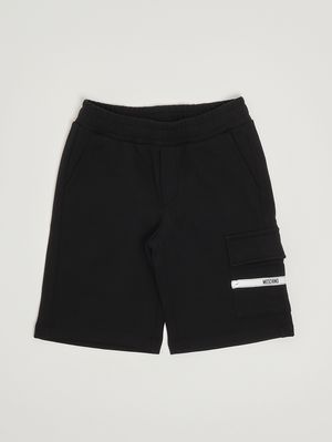 1. Boys' cotton shorts Black