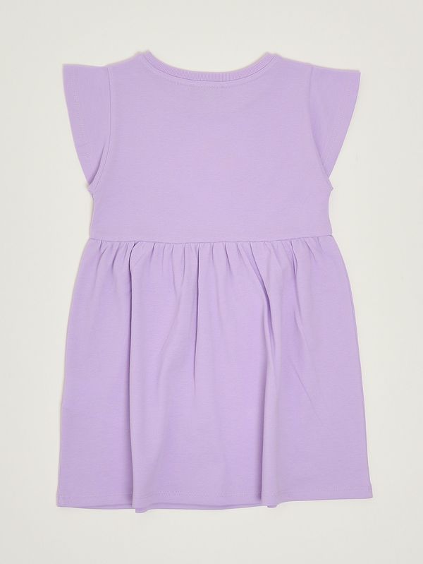 2. Vestido para niña de algodón elástico Lila Moschino hdv0hqlfa06