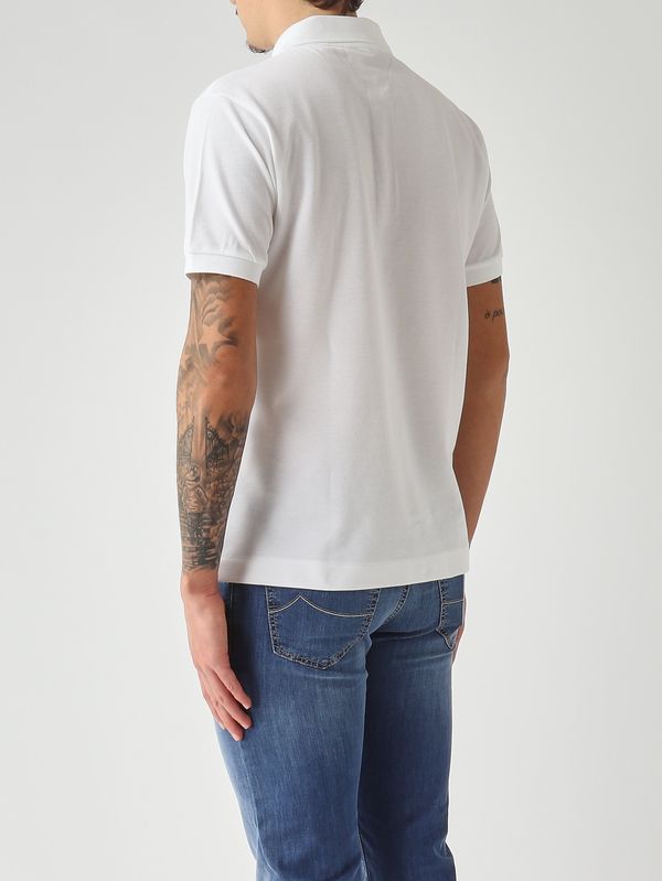 4. Herren-Poloshirt L.12.12 Classic Fit aus Petit Piqué aus Baumwolle Weiß Lacoste 1212