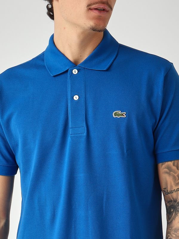 5. Men's L.12.12 classic-fit polo in cotton petit piqué Royal Blue Lacoste 1212