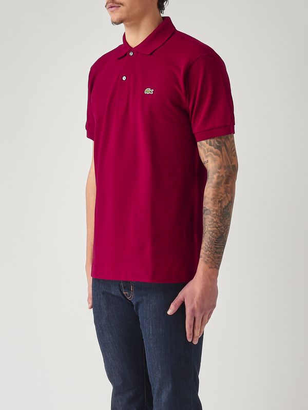 2. Men's L.12.12 classic-fit polo in cotton petit piqué Bordeaux Lacoste 1212