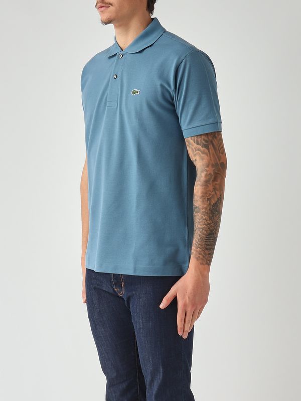 2. Men's L.12.12 classic-fit polo in cotton petit piqué Pastel Light Blue Lacoste 1212