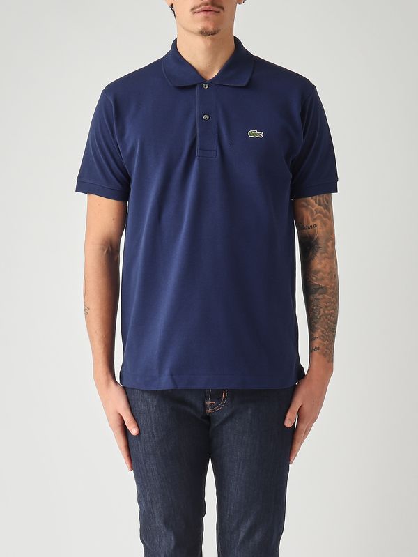 Men's L.12.12 classic-fit polo in cotton petit piqué Ink Lacoste