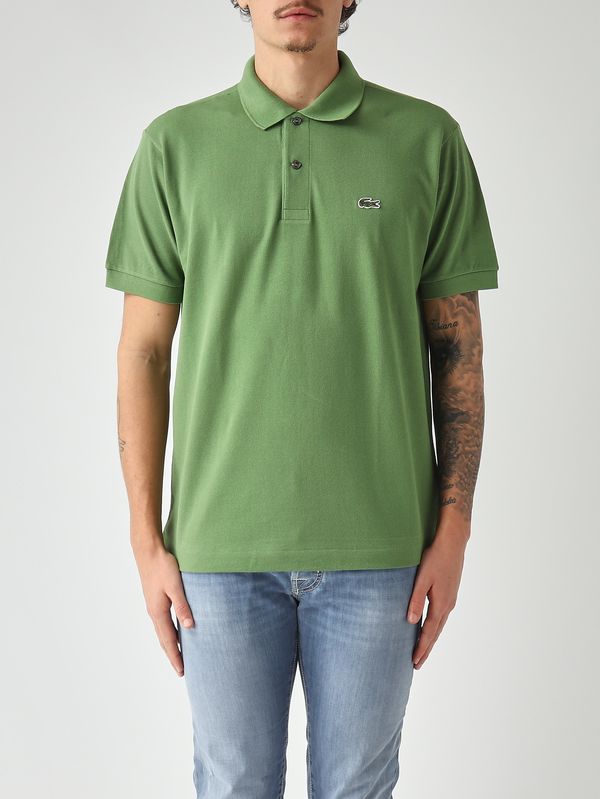 Men's L.12.12 classic-fit polo in cotton petit piqué Meadow Lacoste