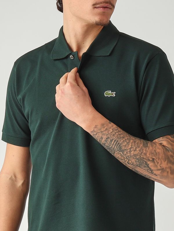 4. Herren-Poloshirt L.12.12 Classic Fit aus Petit Piqué aus Baumwolle Sinople-Grün Lacoste 1212