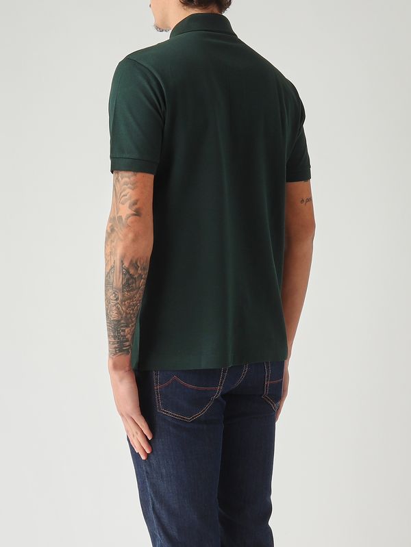 3. Herren-Poloshirt L.12.12 Classic Fit aus Petit Piqué aus Baumwolle Sinople-Grün Lacoste 1212