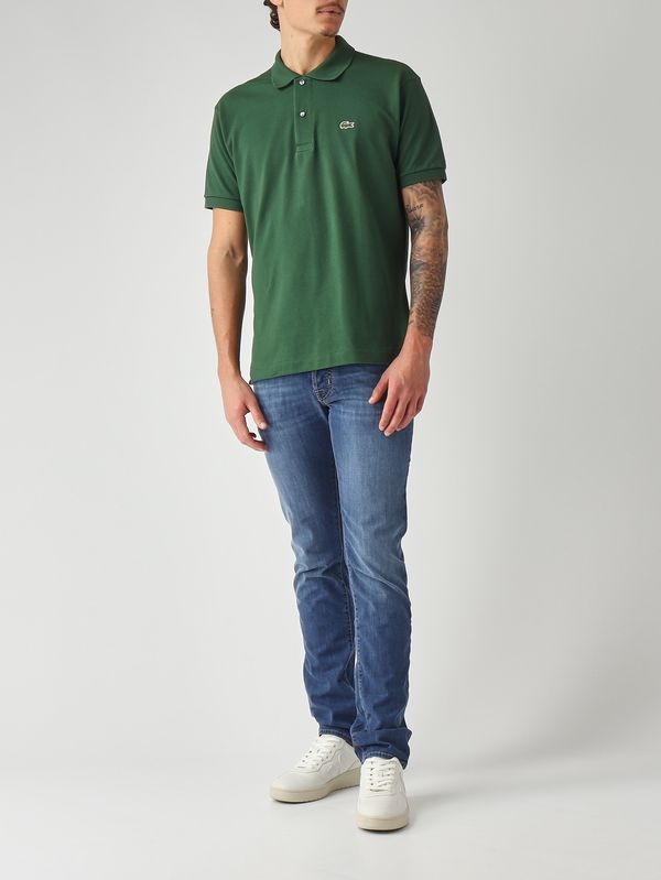 2. Men's L.12.12 classic-fit polo in cotton petit piqué Green Lacoste 1212