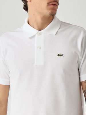 5. Herren-Poloshirt L.12.12 Classic Fit aus Petit Piqué aus Baumwolle Weiß