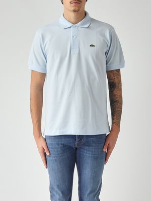 1. Polo hombre L.12.12 de corte clásico en petit piqué de algodón Cielo
