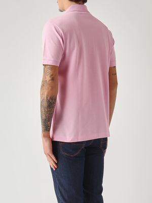 3. Polo hombre L.12.12 de corte clásico en petit piqué de algodón Rosa