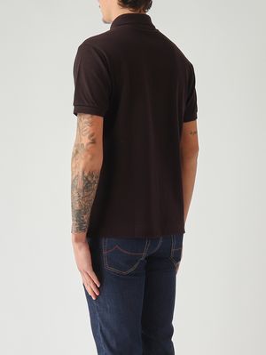 3. Herren-Poloshirt L.12.12 Classic Fit aus Petit Piqué aus Baumwolle Maurenkopf