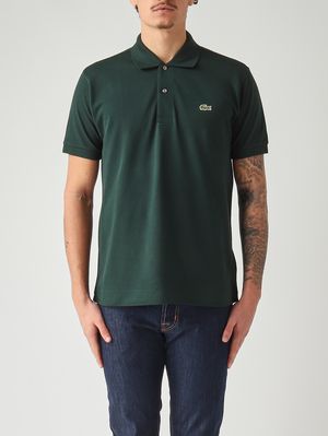 1. Herren-Poloshirt L.12.12 Classic Fit aus Petit Piqué aus Baumwolle Sinople-Grün