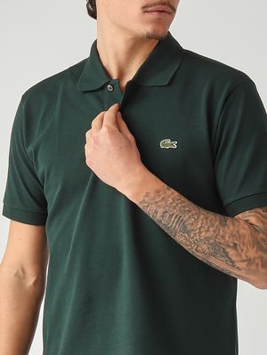 4. Herren-Poloshirt L.12.12 Classic Fit aus Petit Piqué aus Baumwolle Sinople-Grün