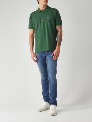 2. Polo hombre L.12.12 de corte clásico en petit piqué de algodón Verde