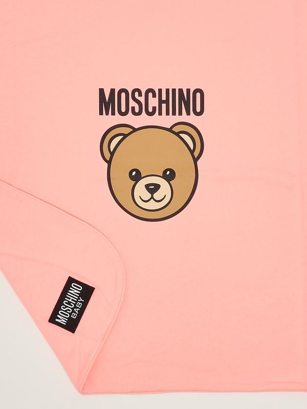 2. Couverture pour nouveau-né en coton Rose Moschino mub00mlca19