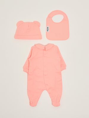 2. Set neonato in cotone Rosa