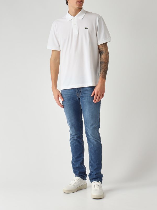 2. Men's L.12.12 polo in ultra-lightweight stretch organic cotton White Lacoste ph9851
