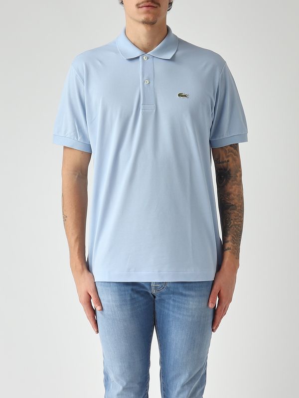 Men's L.12.12 polo in ultra-lightweight stretch organic cotton Light Blue Lacoste