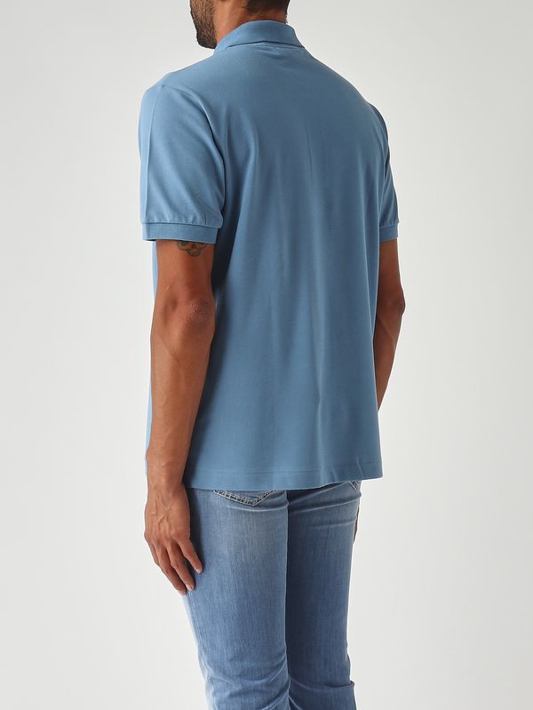 4. Herren-Poloshirt L.12.12 aus ultraleichter Stretch-Bio-Baumwolle Pastellblau Lacoste ph9851