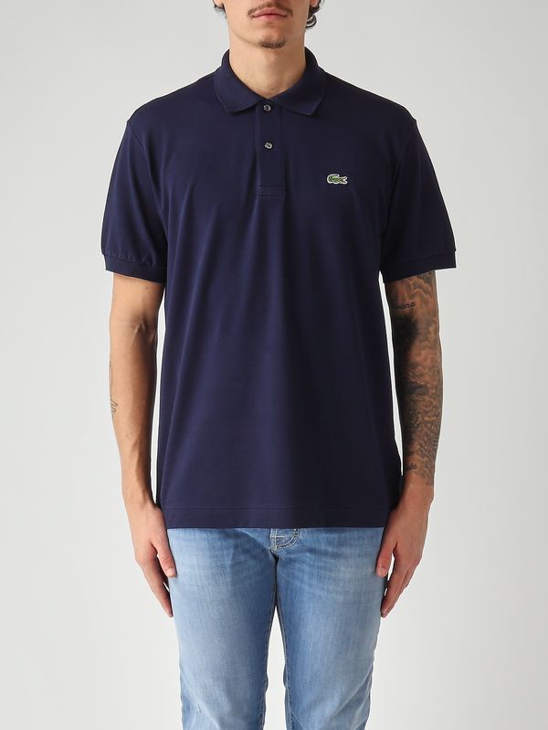 Men's L.12.12 polo in ultra-lightweight stretch organic cotton Navy blue Lacoste