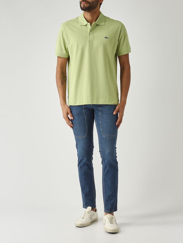 2. Herren-Poloshirt L.12.12 aus ultraleichter Stretch-Bio-Baumwolle Pistazie Lacoste ph9851
