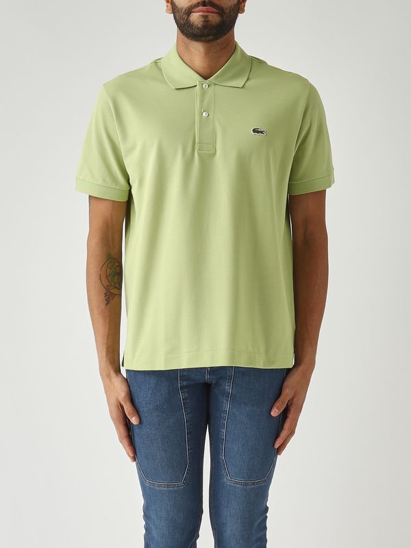 Men's L.12.12 polo in ultra-lightweight stretch organic cotton Pistachio Lacoste