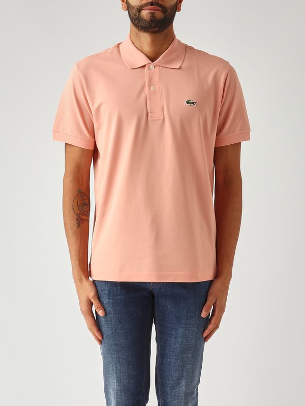 Men's L.12.12 polo in ultra-lightweight stretch organic cotton Pink Lacoste