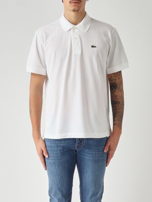 1. Polo de hombre L.12.12 de algodón orgánico elástico ultraligero Blanco