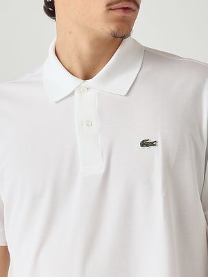 5. Polo de hombre L.12.12 de algodón orgánico elástico ultraligero Blanco