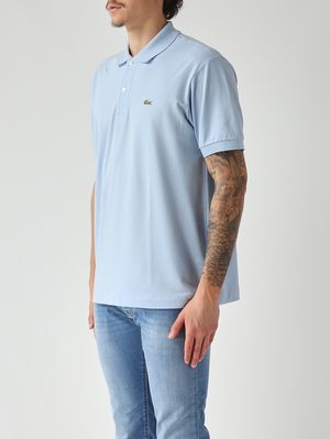2. Herren-Poloshirt L.12.12 aus ultraleichter Stretch-Bio-Baumwolle Hellblau