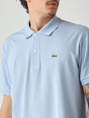 4. Herren-Poloshirt L.12.12 aus ultraleichter Stretch-Bio-Baumwolle Hellblau