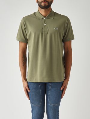 1. Herren-Poloshirt L.12.12 aus ultraleichter Stretch-Bio-Baumwolle Militärgrün