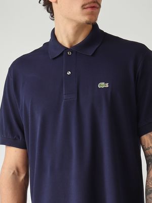 4. Herren-Poloshirt L.12.12 aus ultraleichter Stretch-Bio-Baumwolle Marineblau