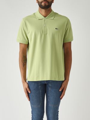 1. Herren-Poloshirt L.12.12 aus ultraleichter Stretch-Bio-Baumwolle Pistazie