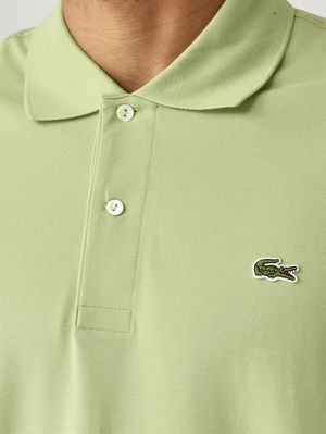 5. Herren-Poloshirt L.12.12 aus ultraleichter Stretch-Bio-Baumwolle Pistazie