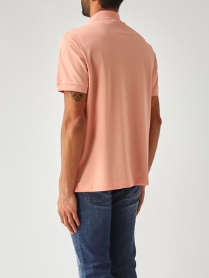 4. Polo de hombre L.12.12 de algodón orgánico elástico ultraligero Rosa