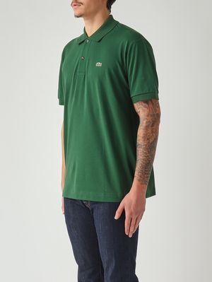 2. Polo de hombre L.12.12 de algodón orgánico elástico ultraligero Verde