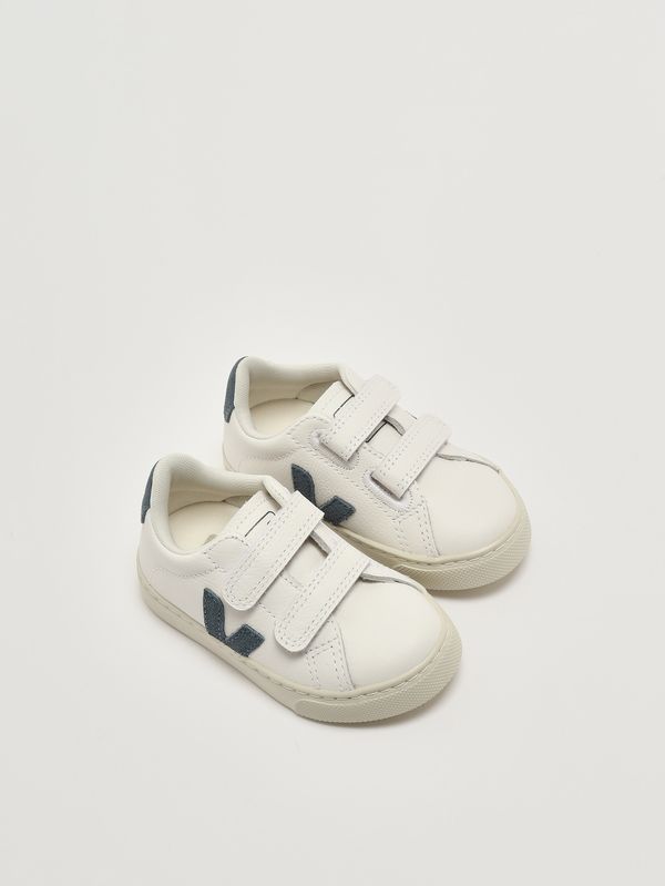 2. Jungen-Sneaker Esplar aus chromfreiem Leder Weiß-Avio Veja sv0520643c