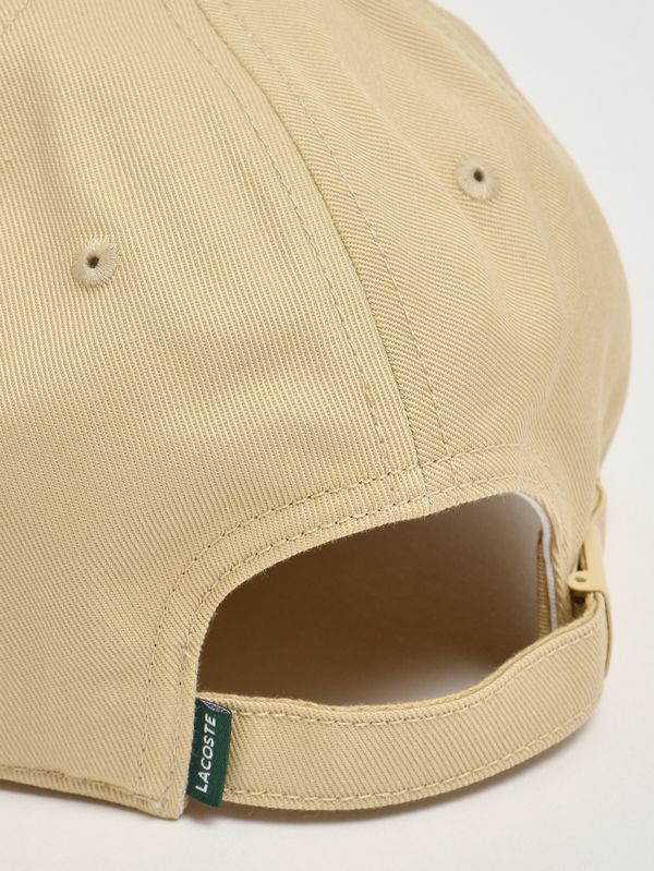 3. Casquette en sergé de coton Beige Lacoste rk0491